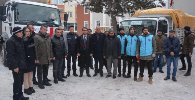 Alucra’dan 2. Yardım Konvoyu Yola Çıktı