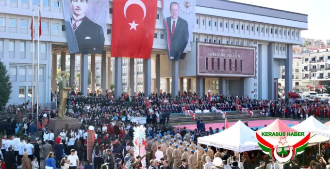 Giresun’da Cumhuriyet Bayramı Coşkuyla Kutlandı