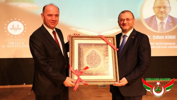 Giresun’da ‘Peygamberimiz ve Şahsiyet İnşası’ Konferansı