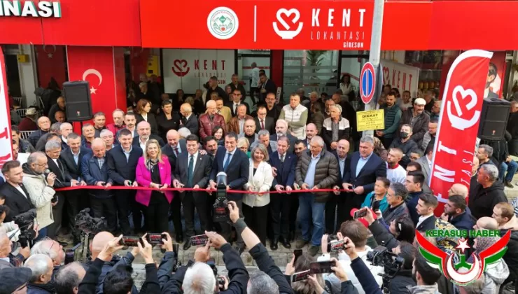 Kent Lokantası’nın Açılışı Yapıldı