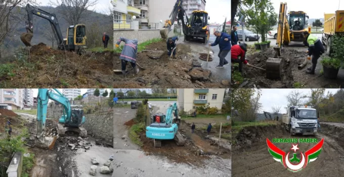 Giresun Belediyesi, Üstyapı Çalışmalarına Hız Verdi