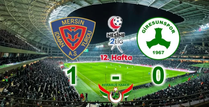 Giresunspor Yine Mağlup