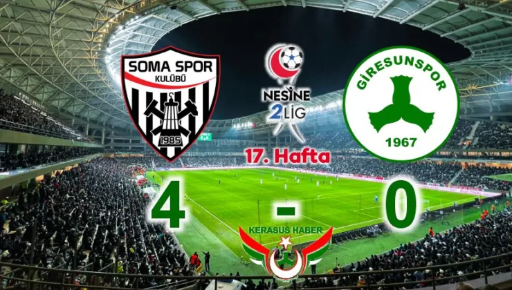 Giresunspor, Soma’da Bozguna Uğradı